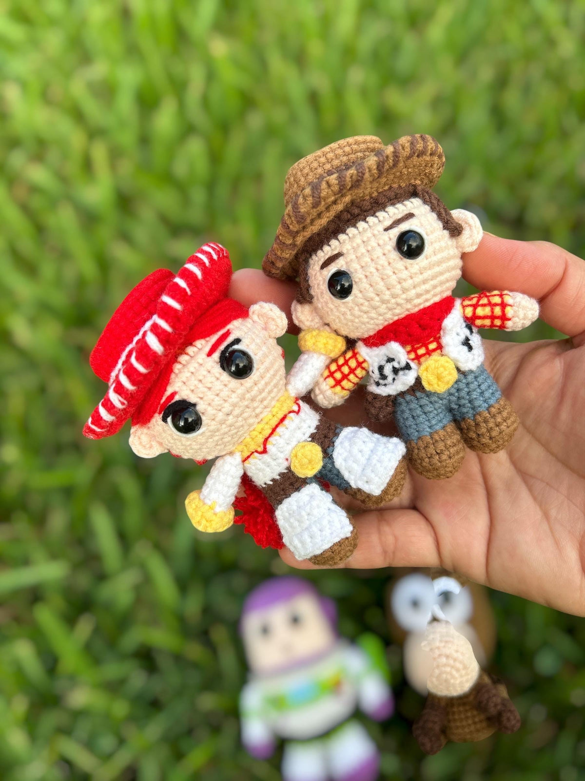 Crochet Toy Story Characters Keychain