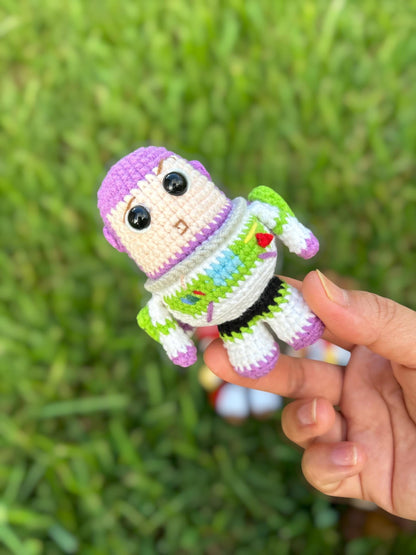 Crochet Toy Story Characters Keychain