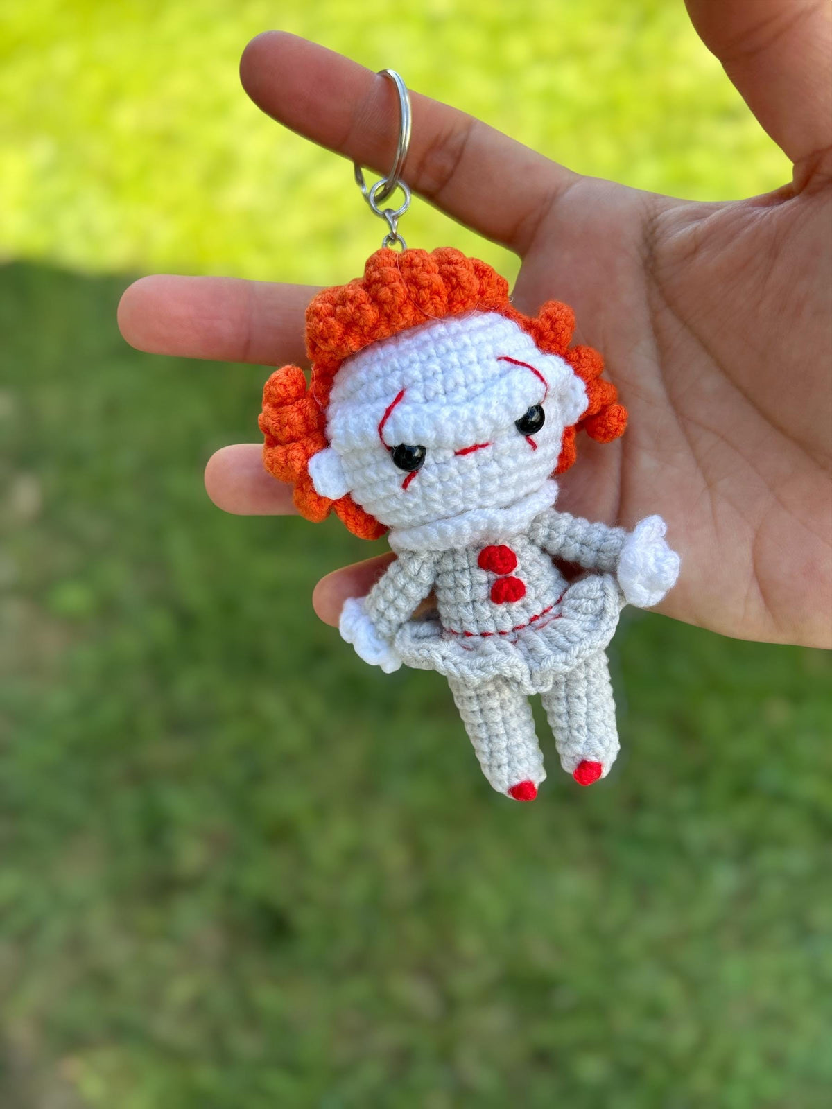 Crochet Horror Character Plush – Handmade Spooky Doll