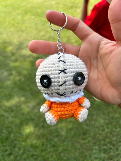 Crochet Horror Character Plush – Handmade Spooky Doll