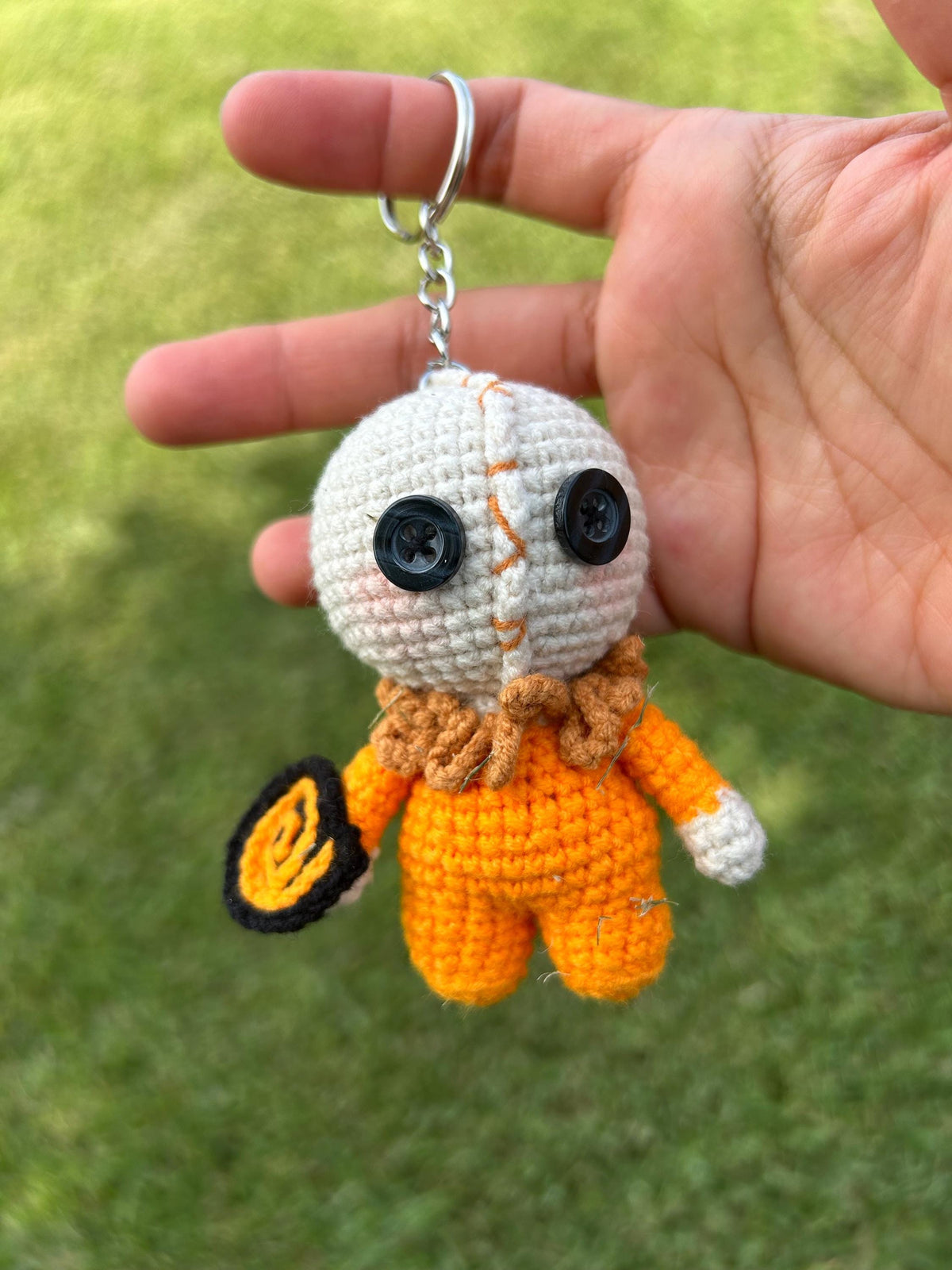 Crochet Horror Character Plush – Handmade Spooky Doll
