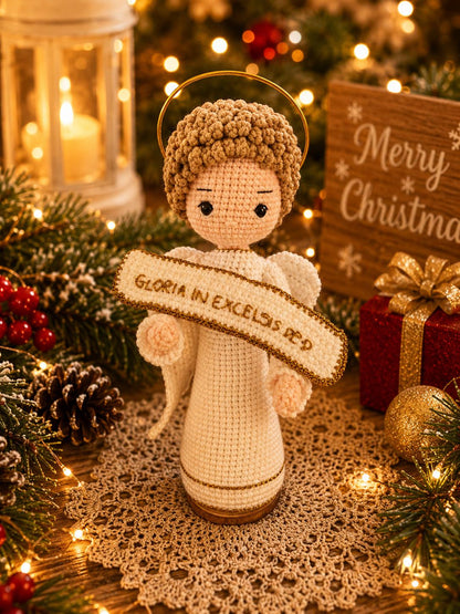 Handmade Crochet Nativity Set – Christmas Decoration