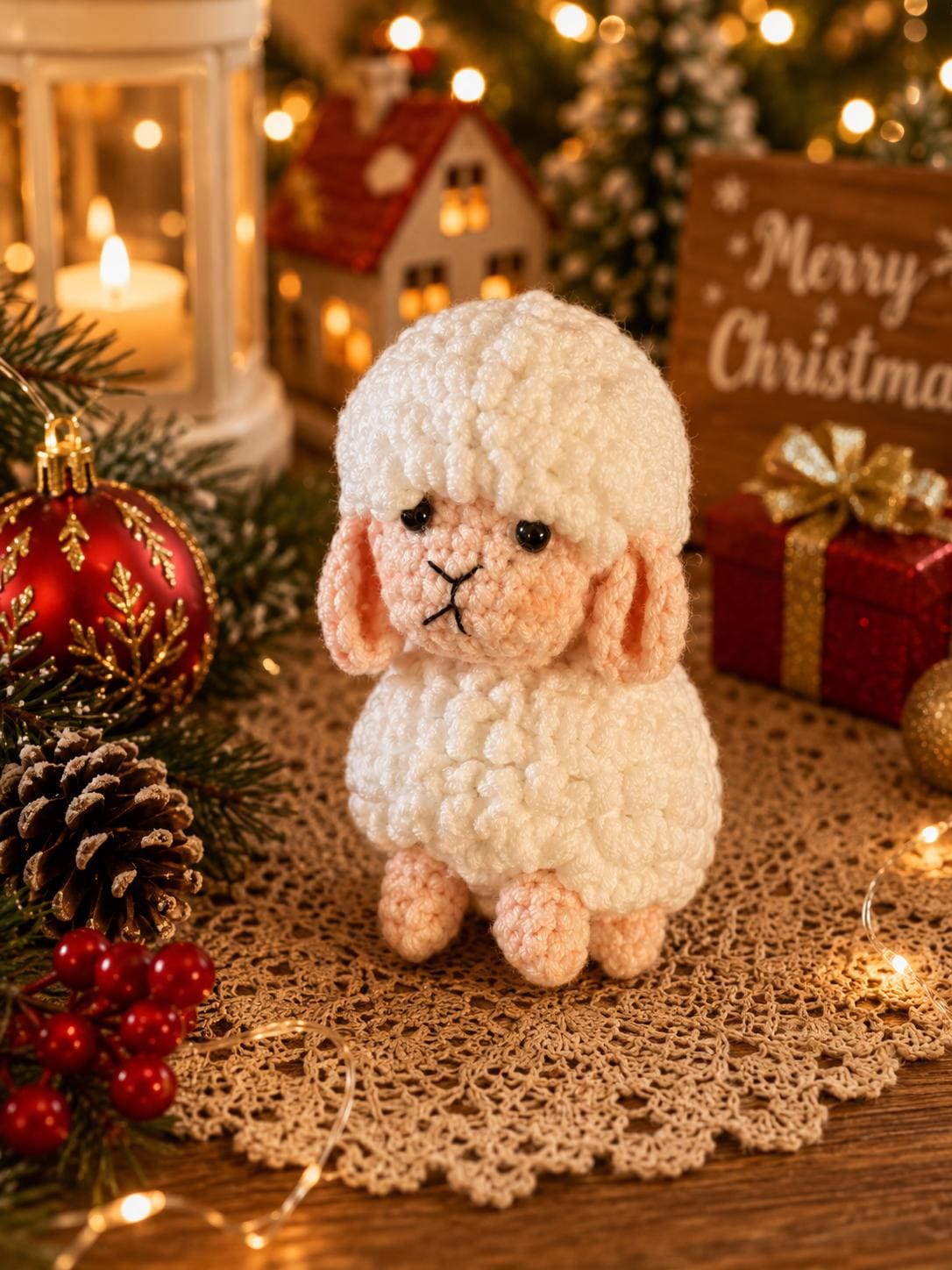 Handmade Crochet Nativity Set – Christmas Decoration