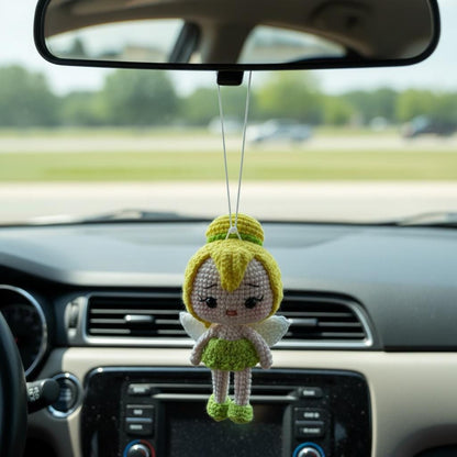 Crochet Disney Couple Characters Keychain