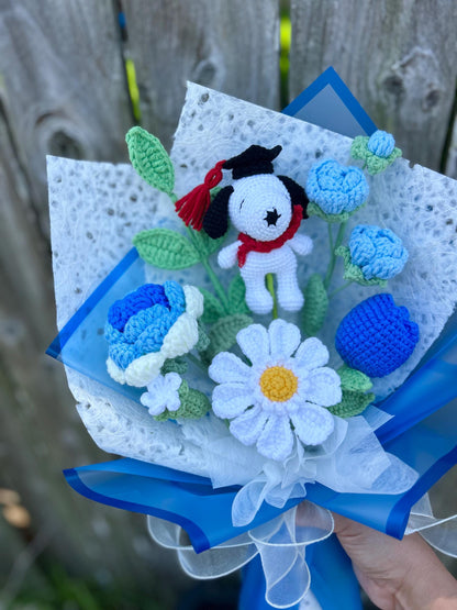 Crochet Graduation Bouquet