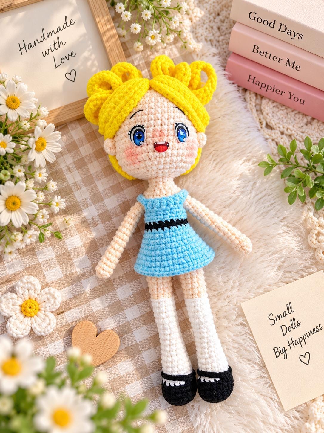 Beautiful Girls Crochet Collection – Handmade Amigurumi