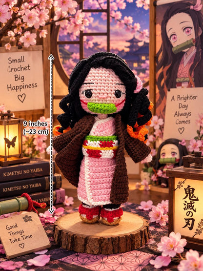 Crochet Anime Demon Slayer Keychain