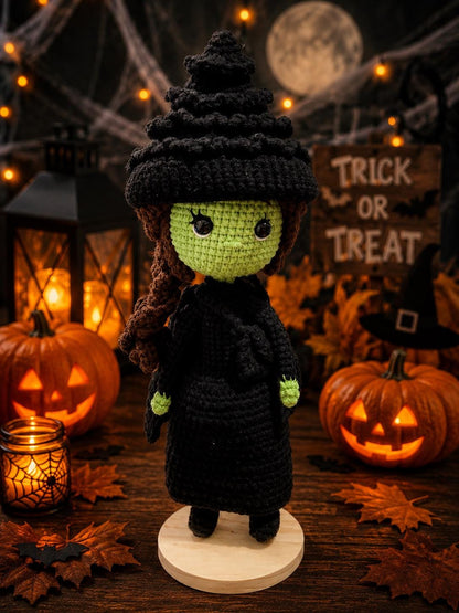 Crochet Horror Character Plush – Handmade Spooky Doll