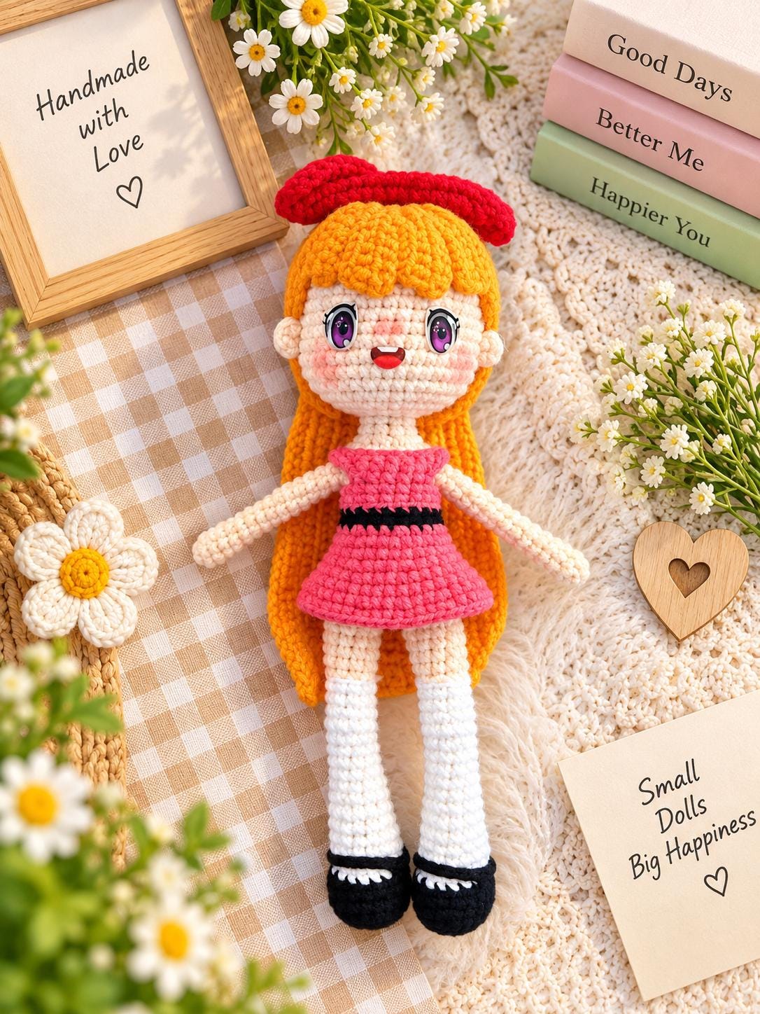 Beautiful Girls Crochet Collection – Handmade Amigurumi