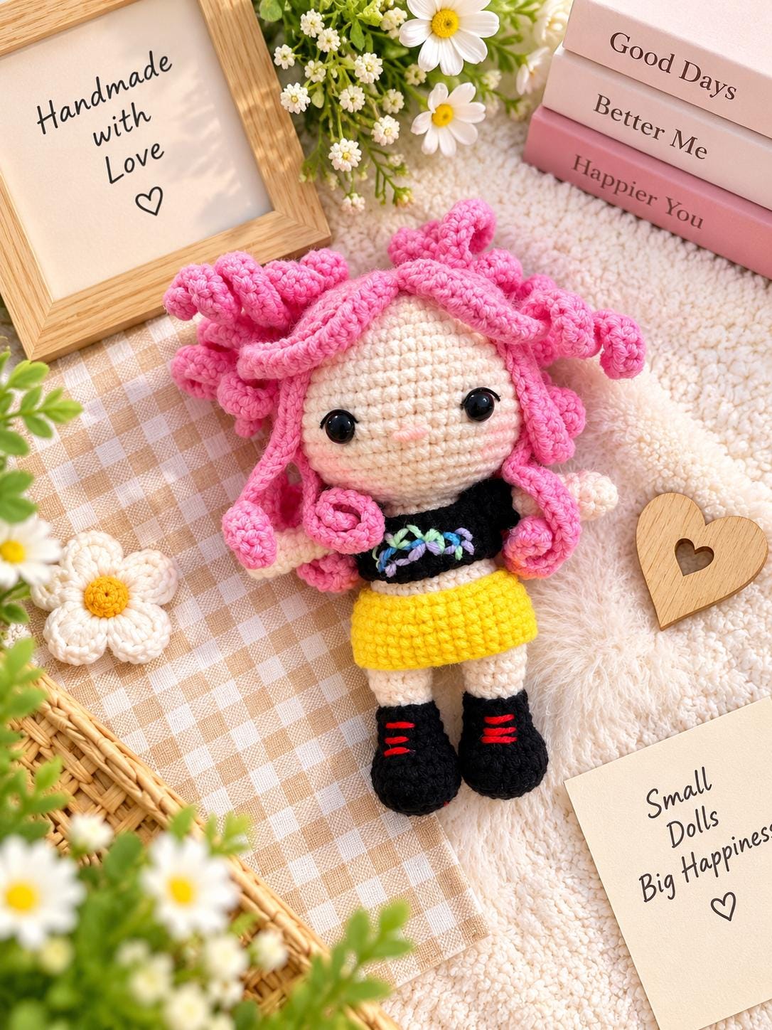 Beautiful Girls Crochet Collection – Handmade Amigurumi