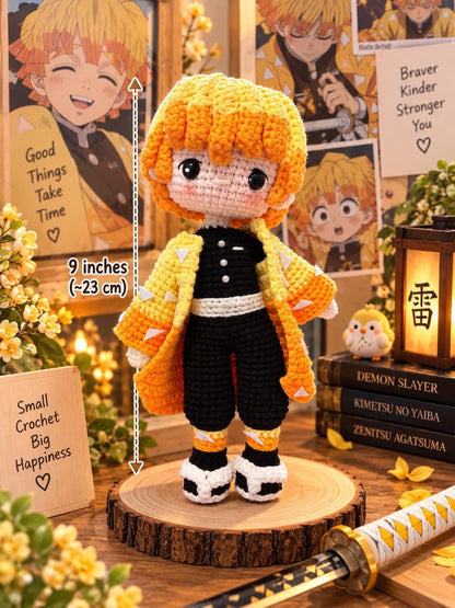 Crochet Anime Demon Slayer Keychain