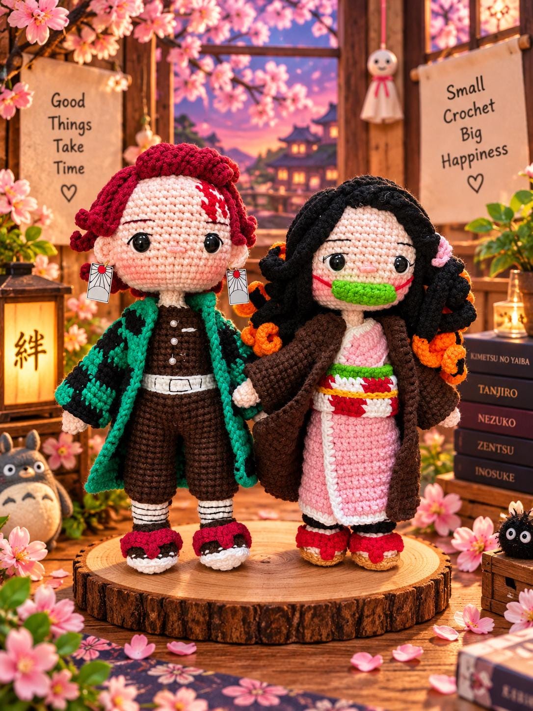 Crochet Anime Demon Slayer Keychain